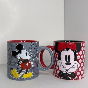 Disney's Minnie & Mickey 20 oz Mug Bundle